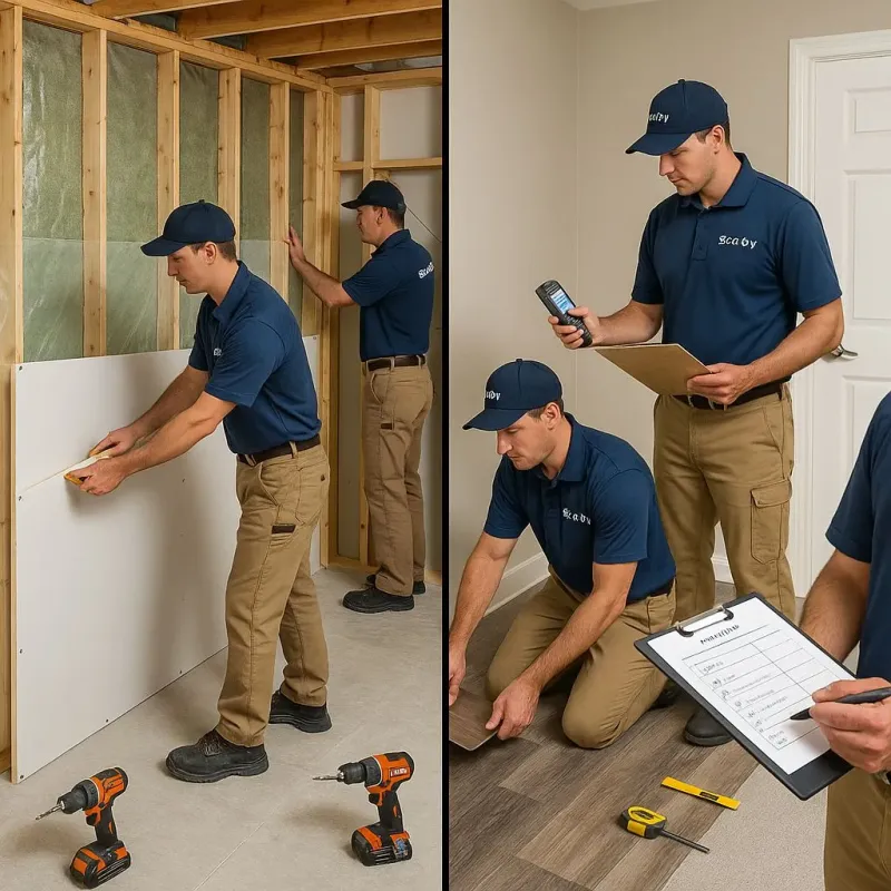 Repairs and Reconstruction process in Raubsville, PA